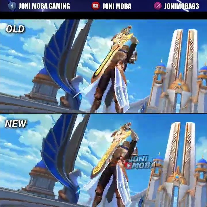 PERUBAHAN SKIN/OPTIMIZED ALUCARD LIGHTBORN SKIN COMPARISON - MOBILE LEGENDS #shorts #mlbb