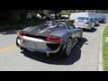 Porsche 918 Spyder driving in California!