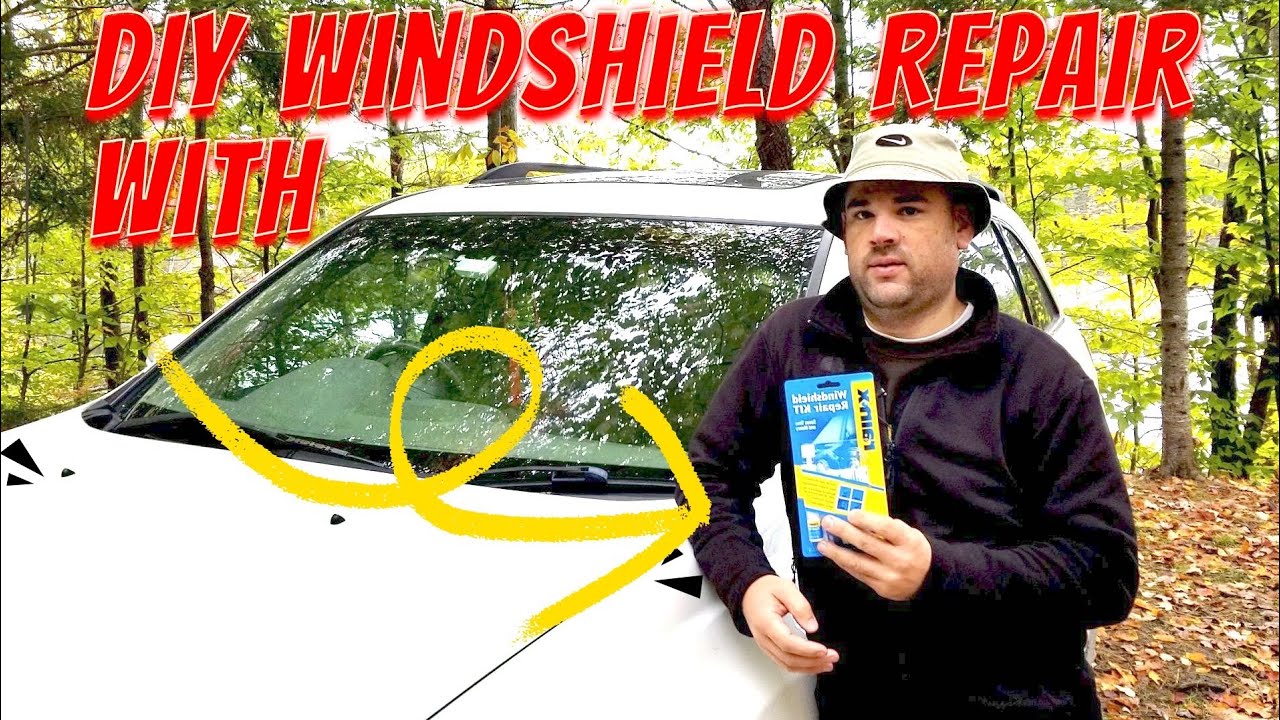 DIY Windshield Repair with RainX Kit YouTube