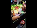 Live broadcast of street food specialties and fruit delicacies
