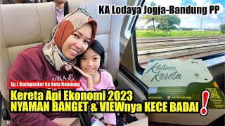 KERETA API LODAYA (EKONOMI) JOGJA - BANDUNG (PP), NYAMAN‼️ VIEWnya KEREN‼️