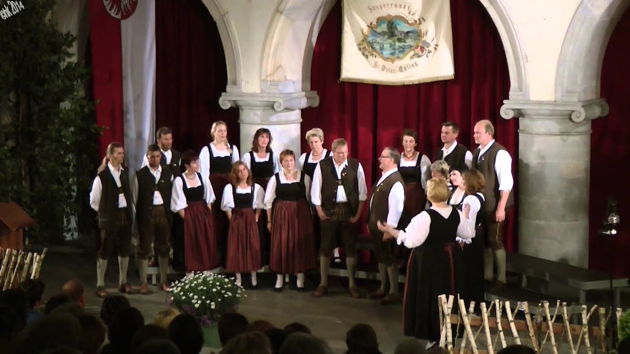 Katschtaler Sängerrunde singt -  wånn da Reif niederfållt