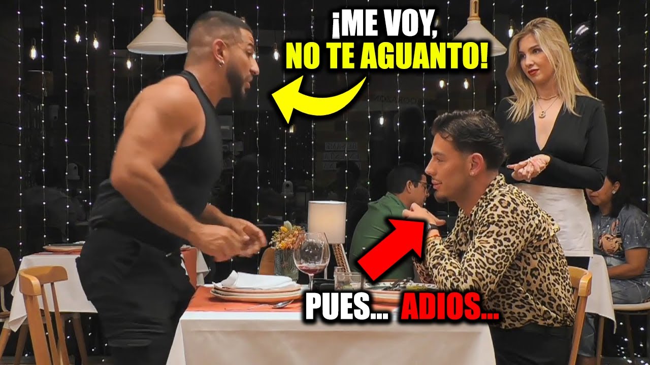 Un SOLTERO EXPLOTA y ABANDONA a SU CITA por ESTO... 😱 First Dates