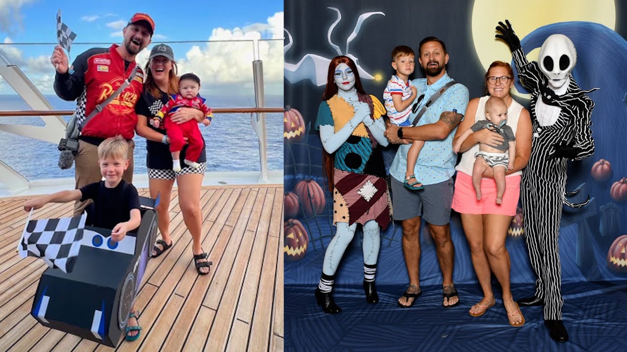 TrickOrTreating On A Disney Cruise! Halloween Character Dance Party