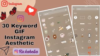 30 Keyword GIF Instagram Aesthetic screenshot 5