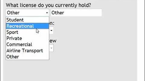 Pilot Logbook - Initial Settings