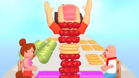 All Max Level in Pancake Run Gameplay Android iOS