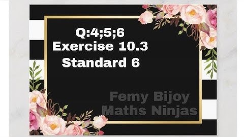 Q:4;5;6  Exercise 10.3 Chapter 10 Mensuration Mathematics NCERT syllabus