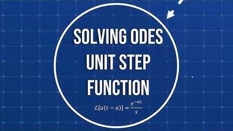 Solving ODEs - Unit Step Function