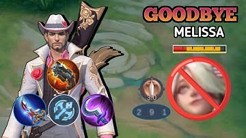 GOODBYE MELISSA YOU ARE NOT MY FIGHT ! CLINT ONE SHOT ONE KILL - Mobile Legends