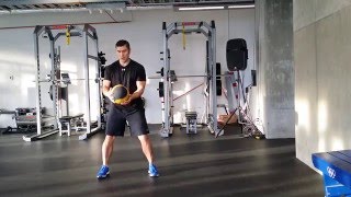 Lateral Med Ball Toss
