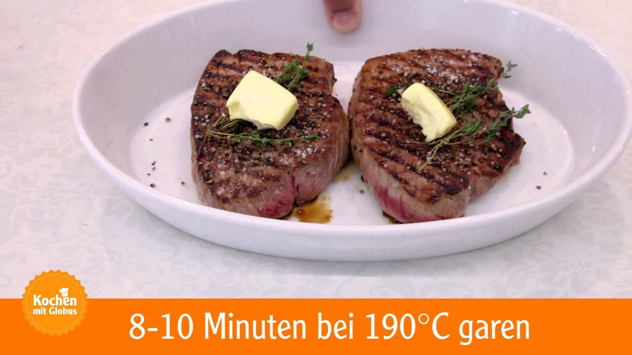 Kochen mit Globus - Hüftsteak mit Bockbiersoße und Bratkartoffel - YouTube