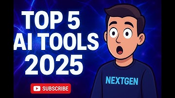 “Top 5 AI Tools That Will Change the World in 2025 🚀 | NextGen TechVerse”