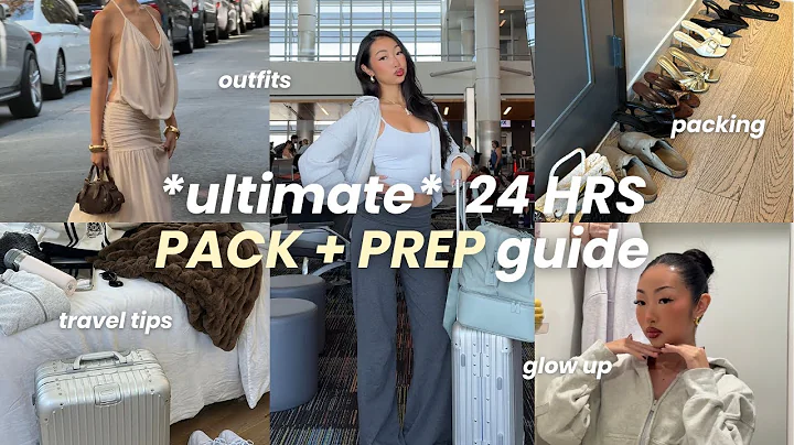 ultimate *PACK + PREP* guide for vacation | travel essentials, glow up, packing tips + more!