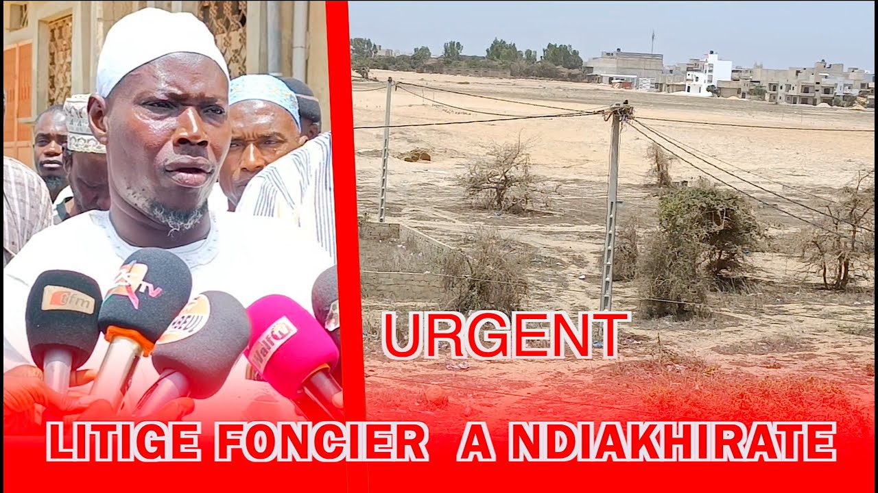 URGENT.. LITIGE FONCIER A NDIAKHIRRATE; POINT DE PRESSE DES HABITANTS DE LA CITE MADINA MALICK.