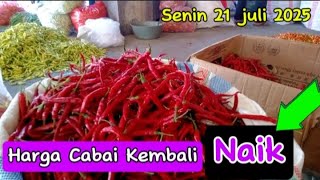 Harga Sayur Dan Bawang,Cabai Hari Ini Kembali Naik Dipasar Induk Sukomoro Nganjuk