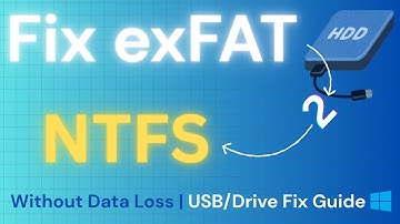 💻Repareer exFAT naar NTFS zonder gegevensverlies | Back-up bestanden naar Google Drive en reparat...
