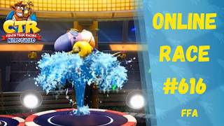 Online Race #616 | Some Miracles is Happening in Laggy Ranked FFA Lobby | CTR Nitro Fueled (PS4)