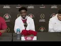 Alabama defensive players press conference following Rose Bowl win over Notre Dame