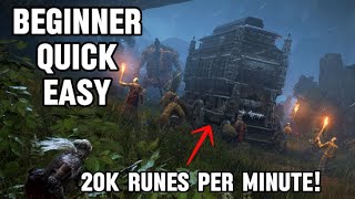 Easy Rune Farm Early Game In Elden Ring - 20K Runes Per Minute