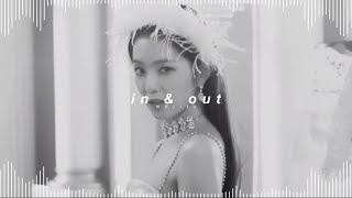 red velvet - in & out ( 𝘀𝗹𝗼𝘄𝗲𝗱   𝗿𝗲𝘃𝗲𝗿𝗯 )