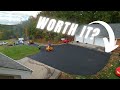 My Brand New Blacktop Driveway In 10 Minutes!