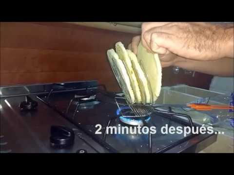 Parrilla para arepas -Metal a GAS