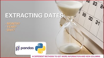 Extract Year Month Day from date type variable with Pandas DataFrames | Python Data science Tutorial
