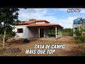 Ele construiu a CASA DE CAMPO dos seus Sonhos !!! VEJA COMO FICOU TOP