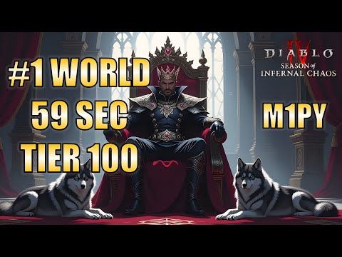 #1 WORLD T100 SPEED - Hit & Run "T100 Destroyer" Death Trap Rogue Diablo 4 Season 10 Infernal Chaos