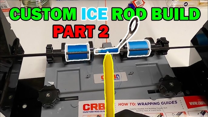 Building A CUSTOM ICE FISHING ROD! Complete Beginners Starter Kit