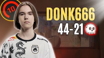DONK666 gets 44K while 4580 ELO on FACEIT! donk POV with COMMs (Ancient)