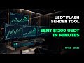 Tested a fast USDT sender tool on Binance — here’s how much I flashed!