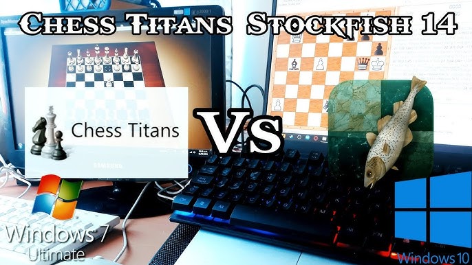 Chess Titans Windows 7 Game 1 Let's Play! 