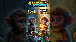 The Brave Little Monkey and the Secret of the Magic Fruit#cartoon #animation#hearttouchingstorie