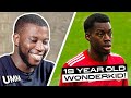 Harry Pinero Meets Man Utd&#39;s 18-year-old WONDERKID Anthony Elanga!