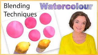 How to Blend Watercolor Paint. Watercolor Painting Techniques for Beginners screenshot 5