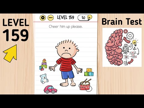 Brain Test Level 159 Cheer Him Up Please.
