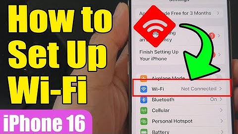 📶 How to Set Up Wi-Fi on iPhone 16/16 Pro Max | iOS 18 Setup Guide