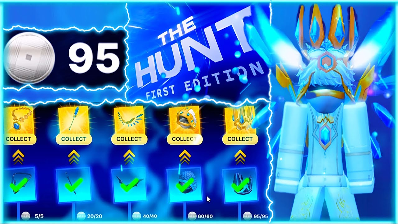 How to Get All 95 THE HUNT quests and got All Limited Time Items! | Gold Track items | Quick Guide