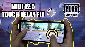 PUBG MOBILE BGMI MIUI 12.5 Touch Delay Fix POCO X3 Pro