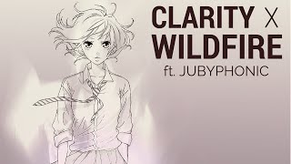 Wildfire Ｘ Clarity (MASHUP)【JubyPhonic】 chords