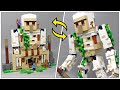 I upgraded a lego minecraft iron golem fortress with viewers ideas
