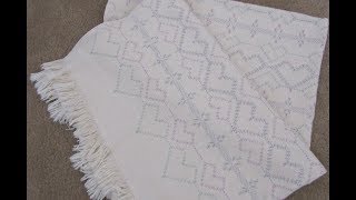 Swedish Weave Blanket Finally Completed Project