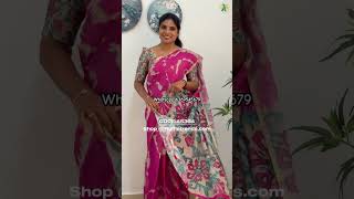 Shibori Linen Cotton | RS.799/- | SAREE CODE-AS364 | WA-6369545679 | https://ruffletrends.com/