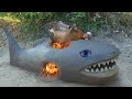 Techniques of making clay wood stoves sculpting shark beautiful and effective Amazing