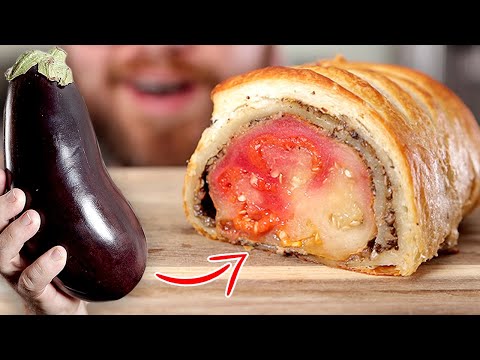 MAKE BEEF Wellington Out Of EGGPLANT... YOU will want to make this!!