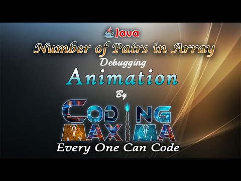 Count Number of Pairs in Array in Java | Pair Matching Program | Arrays | Coding Maxima