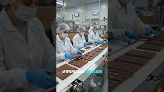 😳 YOU EAT THIS? 🍫Wait until you see how it's made...🤯#Shorts #Viral #Chocolate#trending#viral shorts