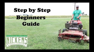How to run a Walk Behind Mower, Step by Step
